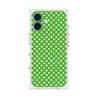 プレミアムスクエアケース with MagSafe［ Small Dot - Green ］