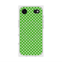 プレミアムスクエアケース with MagSafe［ Small Dot - Green ］