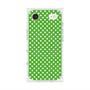 プレミアムスクエアケース with MagSafe［ Small Dot - Green ］