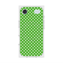 プレミアムスクエアケース with MagSafe［ Small Dot - Green ］