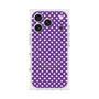 プレミアムスクエアケース with MagSafe［ Small Dot - Purple ］