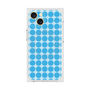 プレミアムスクエアケース with MagSafe［ Big Dot - Blue ］