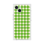 プレミアムスクエアケース with MagSafe［ Big Dot - Green ］