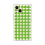 プレミアムスクエアケース with MagSafe［ Big Dot - Green ］