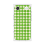 プレミアムスクエアケース with MagSafe［ Big Dot - Green ］