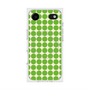 プレミアムスクエアケース with MagSafe［ Big Dot - Green ］