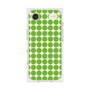 プレミアムスクエアケース with MagSafe［ Big Dot - Green ］