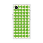 プレミアムスクエアケース with MagSafe［ Big Dot - Green ］