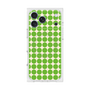 プレミアムスクエアケース with MagSafe［ Big Dot - Green ］