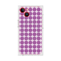 プレミアムスクエアケース with MagSafe［ Big Dot - Purple ］
