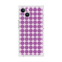 プレミアムスクエアケース with MagSafe［ Big Dot - Purple ］