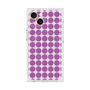 プレミアムスクエアケース with MagSafe［ Big Dot - Purple ］