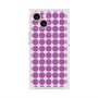 プレミアムスクエアケース with MagSafe［ Big Dot - Purple ］