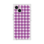 プレミアムスクエアケース with MagSafe［ Big Dot - Purple ］
