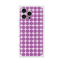 プレミアムスクエアケース with MagSafe［ Big Dot - Purple ］
