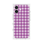 プレミアムスクエアケース with MagSafe［ Big Dot - Purple ］