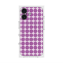 プレミアムスクエアケース with MagSafe［ Big Dot - Purple ］