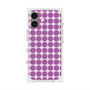 プレミアムスクエアケース with MagSafe［ Big Dot - Purple ］