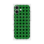 プレミアムスクエアケース with MagSafe［ Shower Dot - Green ］