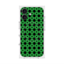 プレミアムスクエアケース with MagSafe［ Shower Dot - Green ］