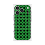 プレミアムスクエアケース with MagSafe［ Shower Dot - Green ］