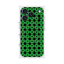 プレミアムスクエアケース with MagSafe［ Shower Dot - Green ］