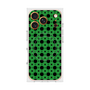 プレミアムスクエアケース with MagSafe［ Shower Dot - Green ］