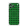 プレミアムスクエアケース with MagSafe［ Shower Dot - Green ］