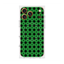 プレミアムスクエアケース with MagSafe［ Shower Dot - Green ］