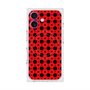 プレミアムスクエアケース with MagSafe［ Shower Dot - Red ］