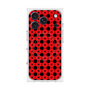 プレミアムスクエアケース with MagSafe［ Shower Dot - Red ］