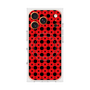 プレミアムスクエアケース with MagSafe［ Shower Dot - Red ］