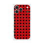 プレミアムスクエアケース with MagSafe［ Shower Dot - Red ］