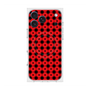プレミアムスクエアケース with MagSafe［ Shower Dot - Red ］