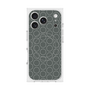 プレミアムスクエアケース with MagSafe［ Dot Circle - Gray ］