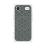 プレミアムスクエアケース with MagSafe［ Dot Circle - Gray ］