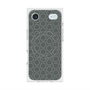 プレミアムスクエアケース with MagSafe［ Dot Circle - Gray ］