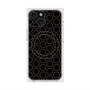 プレミアムスクエアケース with MagSafe［ Dot Circle - Black ］