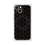 プレミアムスクエアケース with MagSafe［ Dot Circle - Black ］