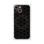 プレミアムスクエアケース with MagSafe［ Dot Circle - Black ］