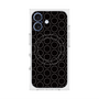 プレミアムスクエアケース with MagSafe［ Dot Circle - Black ］