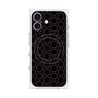 プレミアムスクエアケース with MagSafe［ Dot Circle - Black ］