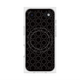 プレミアムスクエアケース with MagSafe［ Dot Circle - Black ］