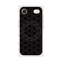 プレミアムスクエアケース with MagSafe［ Dot Circle - Black ］