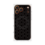 プレミアムスクエアケース with MagSafe［ Dot Circle - Black ］