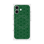 プレミアムスクエアケース with MagSafe［ Dot Circle - Green ］