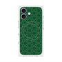 プレミアムスクエアケース with MagSafe［ Dot Circle - Green ］
