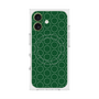 プレミアムスクエアケース with MagSafe［ Dot Circle - Green ］