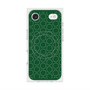 プレミアムスクエアケース with MagSafe［ Dot Circle - Green ］