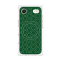 プレミアムスクエアケース with MagSafe［ Dot Circle - Green ］
